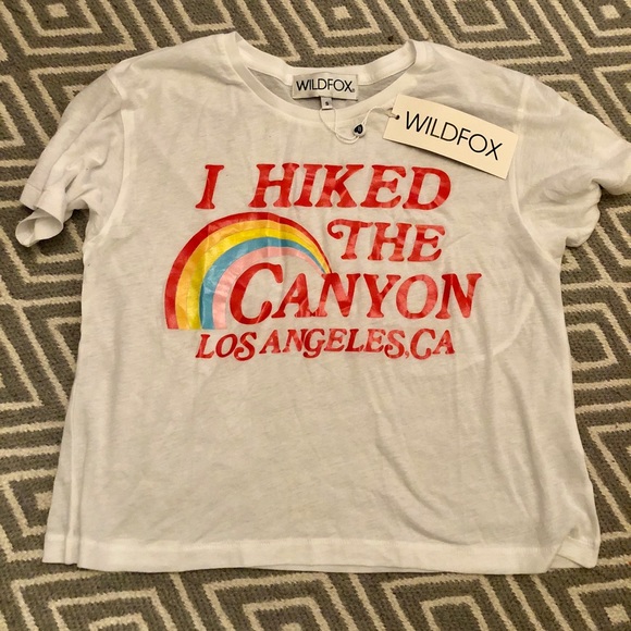 NWT Wildfox I hiked the canyon T-shirt size S - Picture 1 of 2
